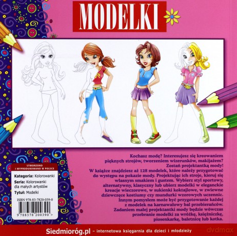 Modelki - kolorowanka (2012) [KSIĄŻKA]