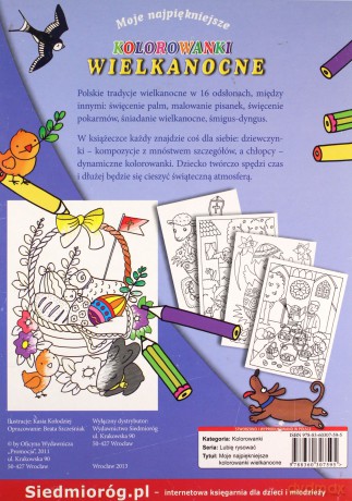 Moje najpiękniejsze kolorowanki wielkanocne [KSIĄŻKA]