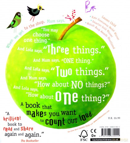 Charlie and Lola: One Thing Board Book - Lauren Child [KSIĄŻKA]