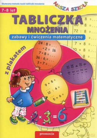 Tabliczka mnożenia z plakatem (7-8 lat) (2012) [KSIĄŻKA]