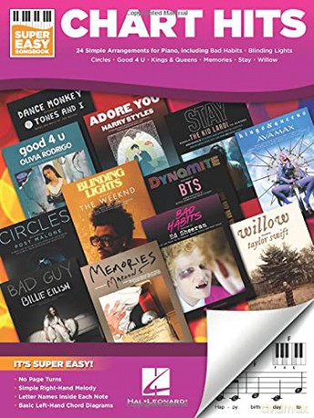 Chart Hits - Super Easy Piano. (Super Easy Songbook) [KSIĄŻKA]