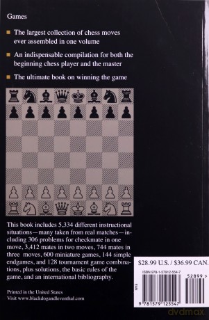 Chess: 5334 Problems, Combinations and Games by Bruce Pandolfini (2011-01-01) - Bruce Pandolfini [KSIĄŻKA]