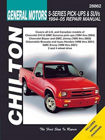 Chevy S-10, Blazer; GMC Sonoma, Envoy, Jimmy; Olds Bravada, Isuzu Hombre 1994-2005 [KSIĄŻKA]