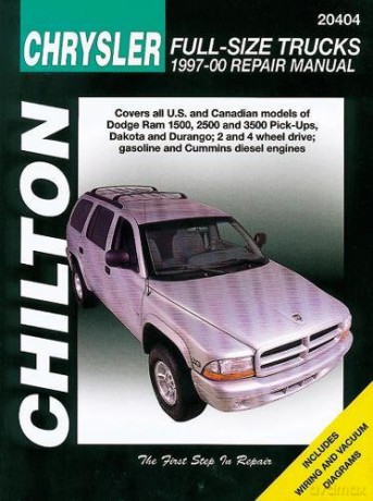 Chilton Chrysler Full-Size Trucks 1997-01 Repair Manual [KSIĄŻKA]
