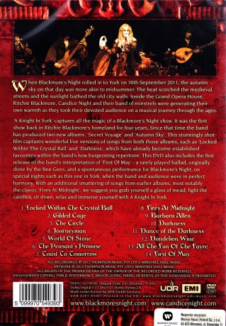 Blackmore's Night: A Knight In York [DVD]