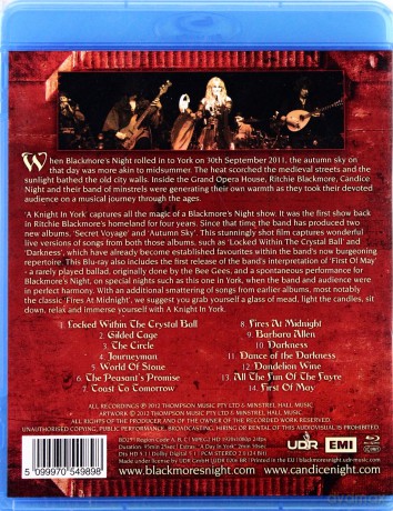 Blackmore's Night: A Knight In York [Blu-Ray]