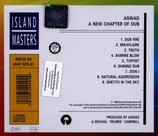Aswad: New Chapter Of Dub [CD]