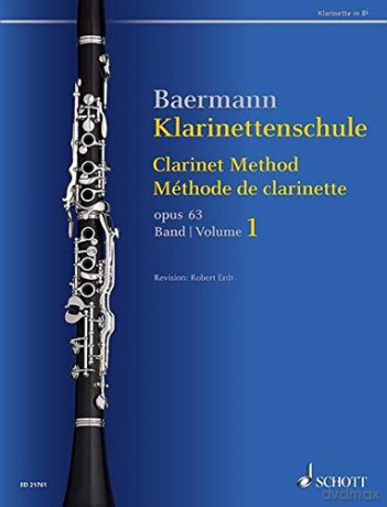Clarinet Method Op. 63 Vol.1: No. 1-33 - Robert Erdt [KSIĄŻKA]