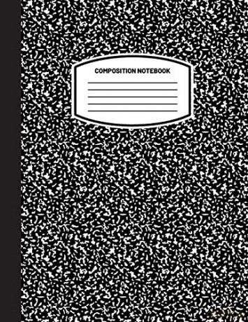 Classic Composition Notebook: (8.5x11) Wide Ruled Lined Paper Notebook Journal (Black) (Notebook for Kids, Teens, Students, Adults) Back to School and Writing Notes - Blank Classic [KSIĄŻKA]