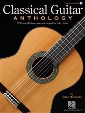 Classical Guitar Anthology (Book/Online Audio) (Includes Online Access Code): Classical Masterpieces Arranged for Solo Guitar - Hal Leonard Corp [KSIĄŻKA]