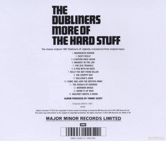 The Dubliners: More Of The Hard Stuff [CD]
