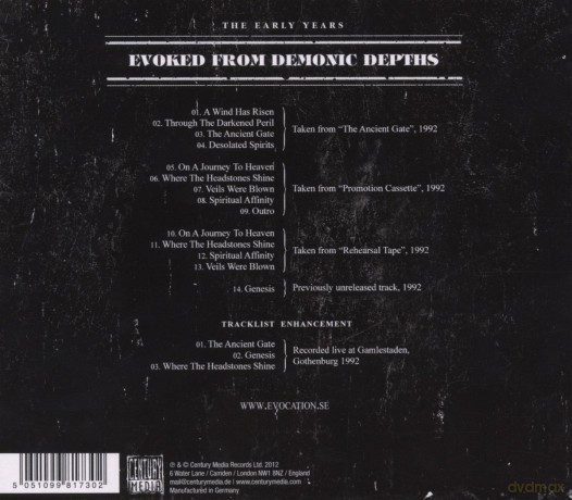 Evocation: Evoked From Demonic Depths [CD]