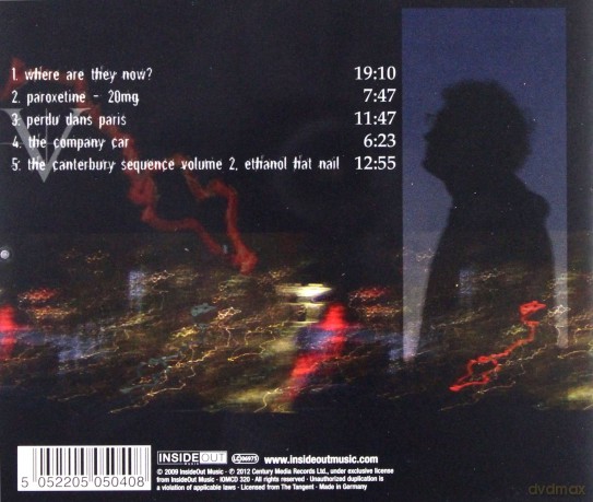 The Tangent: Down And Out In Paris And London [CD]