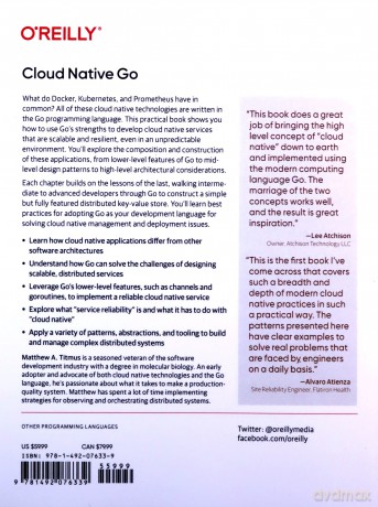 Cloud Native Go: Building Reliable Services in Unreliable Environments - Matthew Titmus [KSIĄŻKA]
