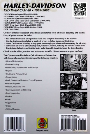 Clymer Harley Davidson Fxdd Twin Cam 88 1999-2005 (Clymer Motorcycle Repair) - Clymer Staff [KSIĄŻKA]