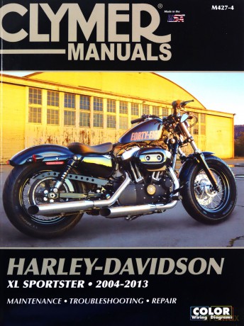CLYMER HARLEY-DAVIDSON XL883 XL12 - J H Haynes [KSIĄŻKA]
