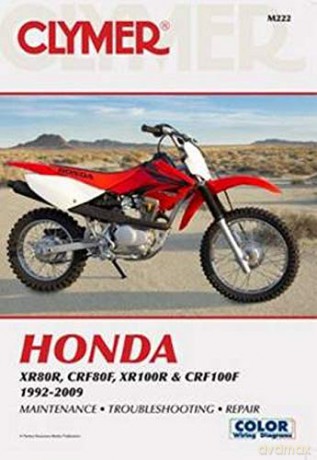 Clymer Honda XR80R, CRF80F, XR100R, CRF100F 1992-2009 (Clymer Color Wiring Diagrams) - Clymer Staff [KSIĄŻKA]