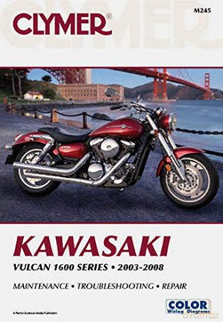 Clymer Kawasaki Vulcan 1600 Series 2003-2008 (Clymer Manuals: Motorcycle Repair) - Clymer Staff [KSIĄŻKA]