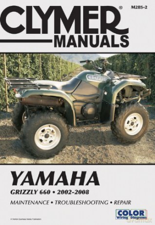 Clymer Yamaha Grizzly 660 2002-2008 - Jay Bogart [KSIĄŻKA]
