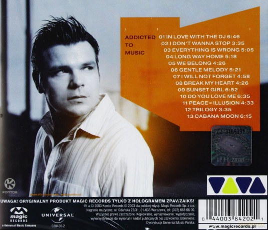 ATB: Addicted To Music [CD]