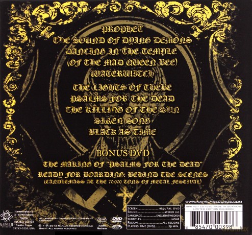 Candlemass: Psalms For The Dead Limited Edition (digipack) [CD]+[DVD]