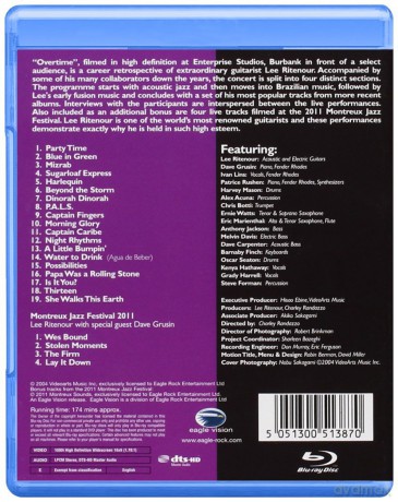 Lee Ritenour: Overtime [Blu-Ray]