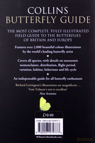 Collins Butterfly Guide: The Most Complete Guide to the Butterflies of Britain and Europe - Tom Tolman [KSIĄŻKA]
