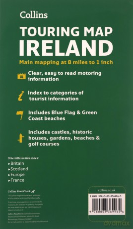 Collins Ireland Touring Map - Collins Maps [KSIĄŻKA]
