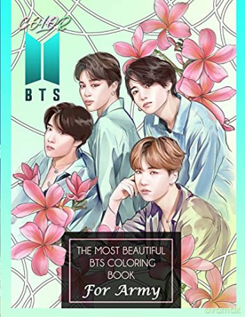 Color BTS! The Most Beautiful BTS Coloring Book For ARMY - Kpop-Ftw Print [KSIĄŻKA]