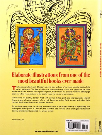 Color Your Own Book of Kells (Dover Art Coloring Book) - Marty Noble [KSIĄŻKA]