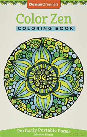 Color Zen Coloring Book: Perfectly Portable Pages (On the Go) (On-the-Go! Coloring Book) - Valentina Harper [KSIĄŻKA]