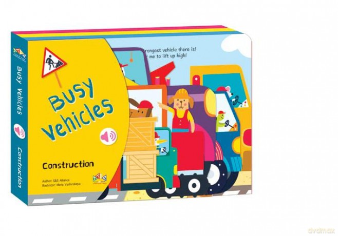 Construction: 4 (BUSY VEHICLES BOOKS) - unknown [KSIĄŻKA]
