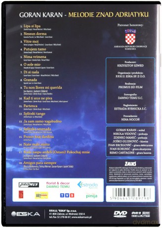 Goran Karan: Melodie znad Adriatyku [DVD]