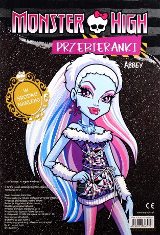 Monster High: Przebieranki 4: Clawdeen [KSIĄŻKA]