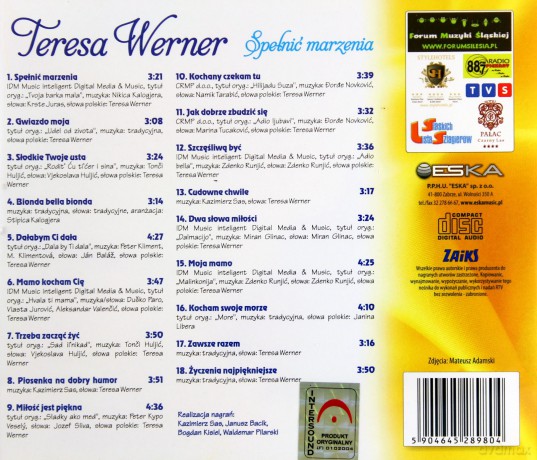 Teresa Werner: Spełnić Marzenia [CD]