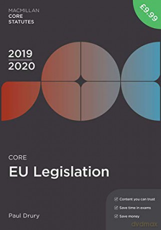 Core EU Legislation 2019-20 (Macmillan Core Statutes) - Paul Drury [KSIĄŻKA]
