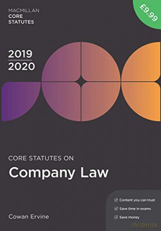 Core Statutes on Company Law 2019-20 (Macmillan Core Statutes) - Cowan Ervine [KSIĄŻKA]
