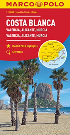 Costa Blanca Marco Polo Map: 1:200 000: Wegenkaart 1:200 000 - Marco Polo [KSIĄŻKA]