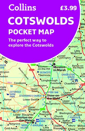 Cotswolds Pocket Map: The perfect way to explore the Cotswolds - Collins Maps [KSIĄŻKA]