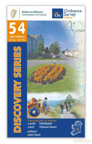 County Laois, Offaly and Tipperary Map | Ordnance Survey Ireland | OSI Discovery Series 54 | Ireland | Walks | Hiking | Maps | Adventure (Irish Discovery Series) - Ordnance Survey Ireland [KSIĄŻKA]