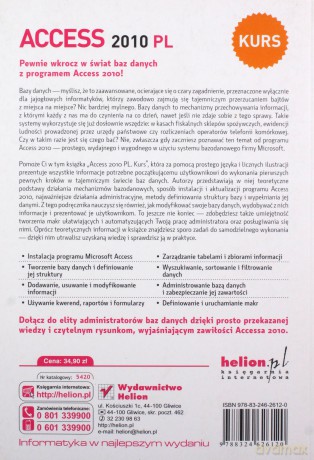 Access 2010 PL. Kurs [KSIĄŻKA]