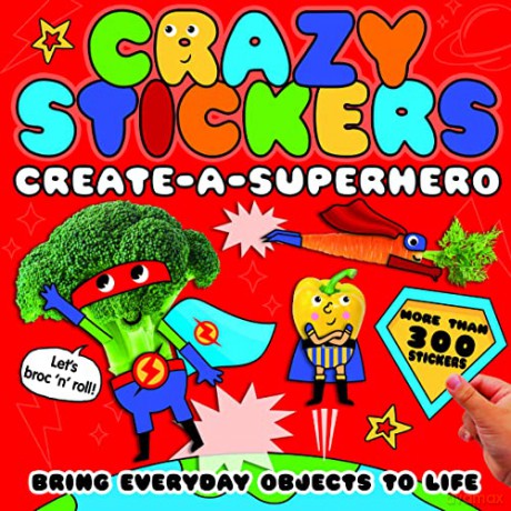 Crazy Stickers: Create-a-Superhero: 2 (Crazy Stickers, 2) - Danielle McLean [KSIĄŻKA]