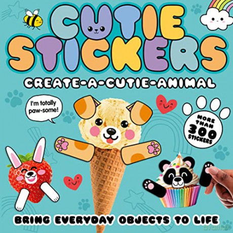 Create-a-Cutie-Animal: 3 (Cutie Stickers, 3) - Danielle McLean [KSIĄŻKA]