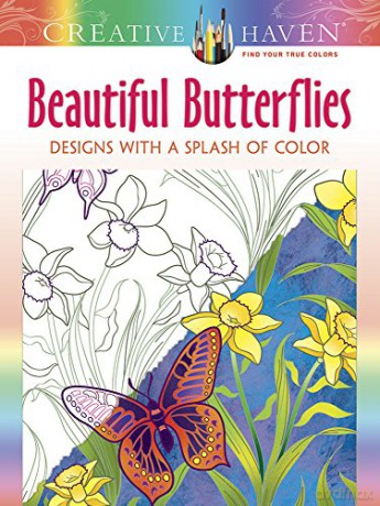 Creative Haven Beautiful Butterflies: Designs with a Splash of Color - Jessica Mazurkiewicz [KSIĄŻKA]