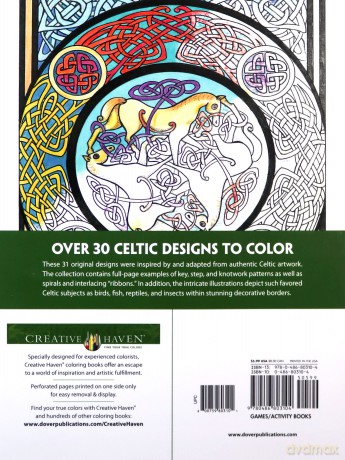 Creative Haven Celtic Designs Coloring Book - Carol Schmidt [KSIĄŻKA]
