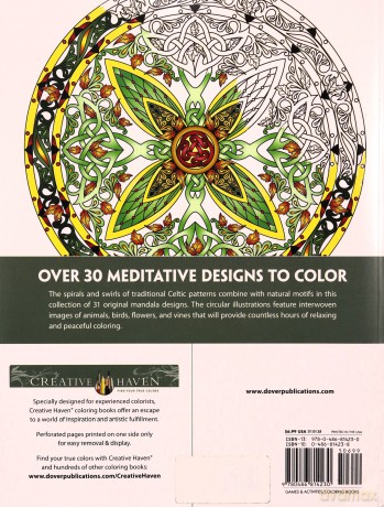 Creative Haven Celtic Mandalas Coloring Book - Cari Buziak [KSIĄŻKA]