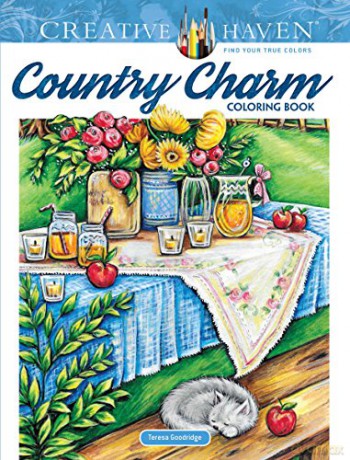 Creative Haven Country Charm Coloring Book - Teresa Goodridge [KSIĄŻKA]