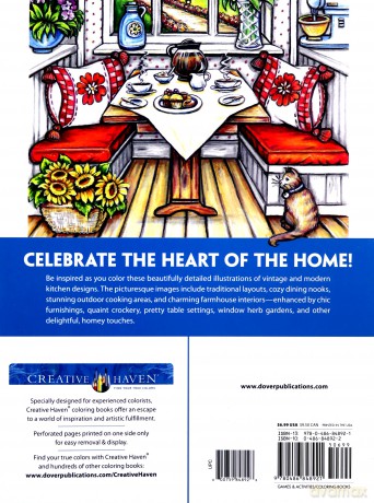 Creative Haven Country Kitchen Charm Coloring Book - Teresa Goodridge [KSIĄŻKA]