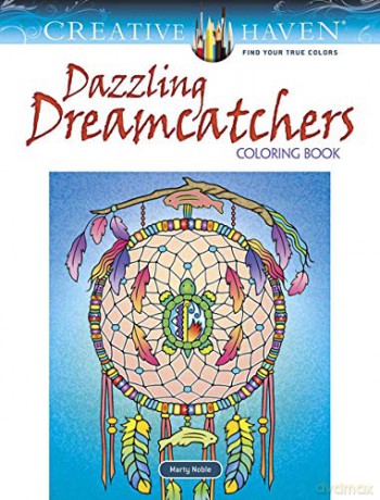 Creative Haven Dazzling Dreamcatchers Coloring Book - Marty Noble [KSIĄŻKA]