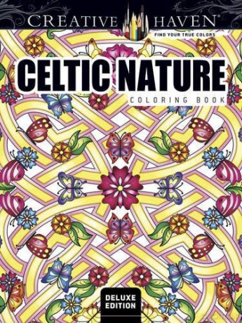 Creative Haven Deluxe Edition Celtic Nature Designs Coloring Book - Cari Buziak [KSIĄŻKA]